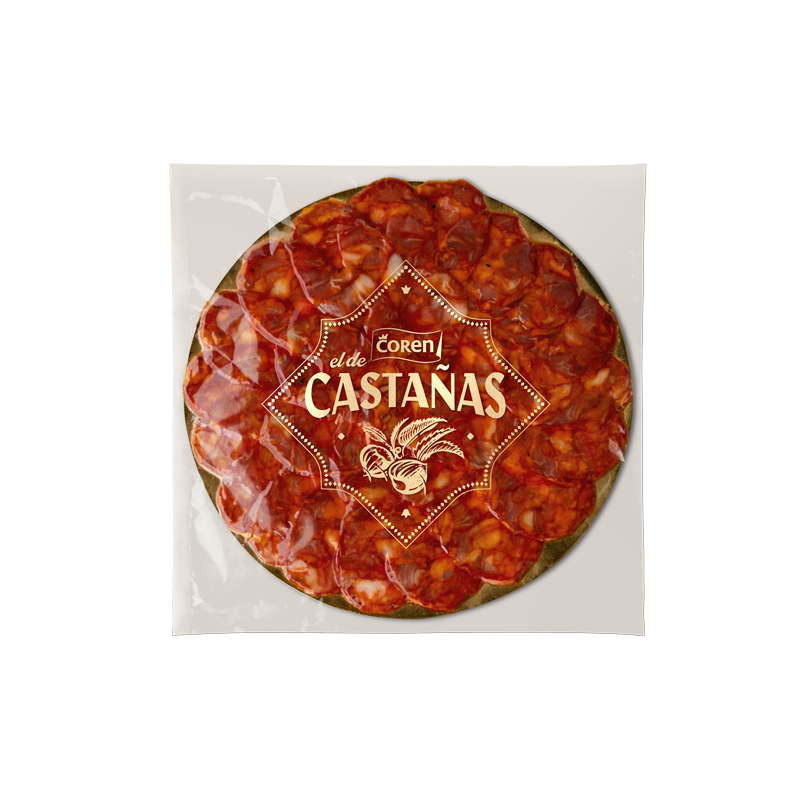 Pack 5 bandejas chorizo "El de Castañas" <br> 500 g
